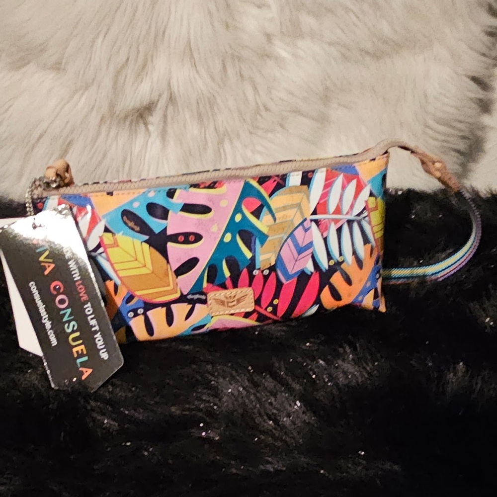 Consuela Multicolor Wristlet Bag